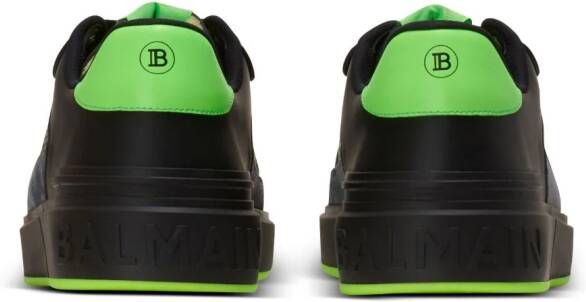 Balmain B-Court two-tone sneakers Black