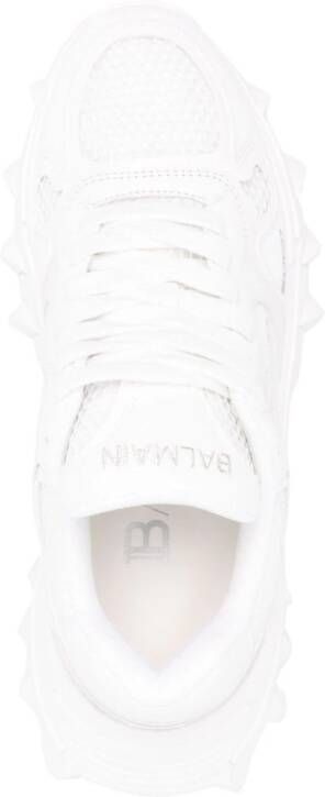 Balmain B-East panelled sneakers White