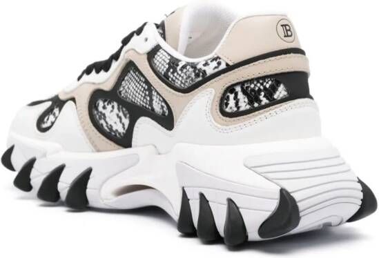 Balmain B-East snakeskin-effect sneakers White