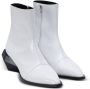 Balmain Billy patent-leather ankle boots White - Thumbnail 2