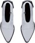 Balmain Billy patent-leather ankle boots White - Thumbnail 4