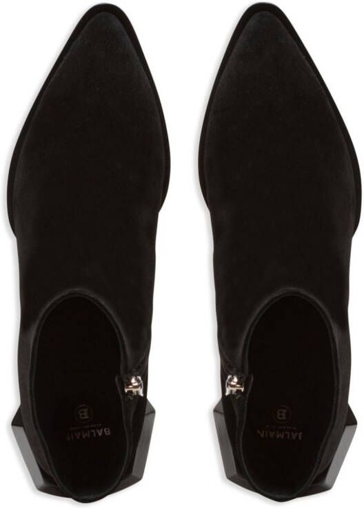 Balmain Billy suede ankle boots Black