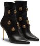 Balmain button-embellished ankle boots Black - Thumbnail 2