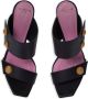 Balmain button-fastening leather sandals Black - Thumbnail 4