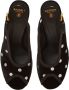 Balmain Cam 140mm polka dot-print sandals Black - Thumbnail 4
