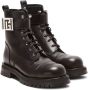 Balmain Charlie leather combat boots Black - Thumbnail 2