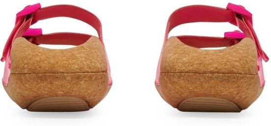 Balmain chunky-sole buckled slides Pink