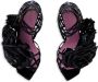 Balmain Eden 95mm leather sandals Black - Thumbnail 3