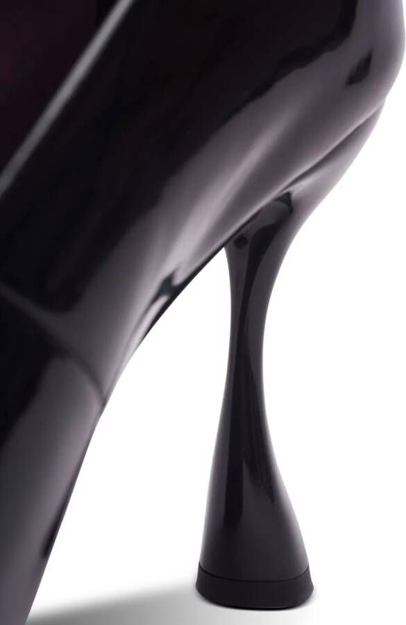 Balmain Eden patent-leather pumps Black