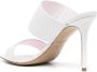 Balmain Eva 100mm leather mules White - Thumbnail 3