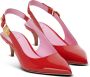 Balmain Eva patent leather slingback pumps Red - Thumbnail 2