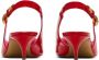 Balmain Eva patent leather slingback pumps Red - Thumbnail 3