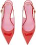 Balmain Eva patent leather slingback pumps Red - Thumbnail 5