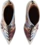 Balmain graphic-print lace-up ankle boots Neutrals - Thumbnail 4