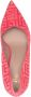 Balmain jacquard-logo pointed pumps Pink - Thumbnail 4