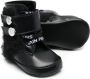 Balmain Kids logo-print leather boots Black - Thumbnail 2
