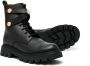 Balmain Kids Ranger leather combat boots Black - Thumbnail 2