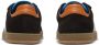 Balmain logo-patch leather sneakers Brown - Thumbnail 5