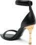 Balmain Moneta 95mm leather sandals Black - Thumbnail 3