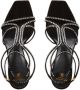 Balmain Moneta 95mm crystal-embellished sandals Black - Thumbnail 4