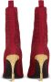 Balmain Moneta-monogram 95mm knit ankle boots Red - Thumbnail 3