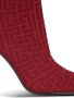 Balmain Moneta-monogram 95mm knit ankle boots Red - Thumbnail 5