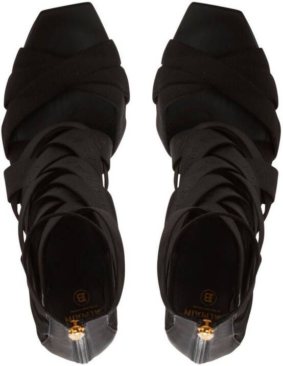 Balmain Moneta strappy sandals Black
