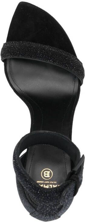 Balmain open-toe sandals Black