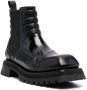 Balmain panelled quilted boots Black - Thumbnail 2