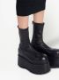 Balmain platform leather boots Black - Thumbnail 5