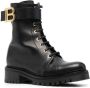Balmain Ranger leather combat boots Black - Thumbnail 2