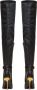 Balmain Raven 120mm over-the-knee boots Black - Thumbnail 3