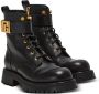 Balmain Romy lace-up leather boots Black - Thumbnail 2