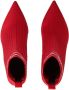 Balmain Skye 95mm ankle boots Red - Thumbnail 4