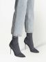 Balmain Skye 95mm knit ankle boots Black - Thumbnail 5