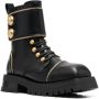 Balmain studded square-toe leather boots Black - Thumbnail 2