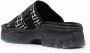 Balmain Ulysse monogram slides Black - Thumbnail 3