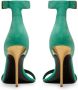 Balmain Uma 95mm suede sandals Green - Thumbnail 3
