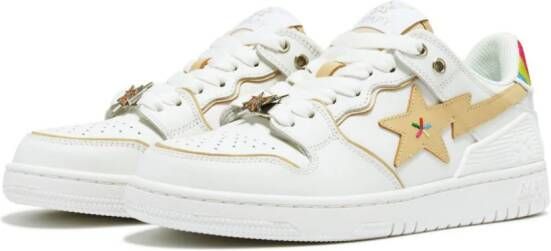 BAPY BY *A BATHING APE Sk8 Sta leather sneakers White
