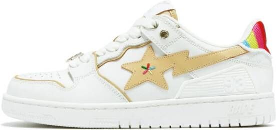 BAPY BY *A BATHING APE Sk8 Sta leather sneakers White