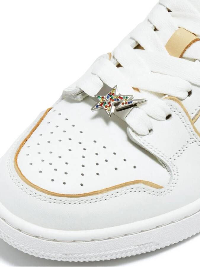 BAPY BY *A BATHING APE Sk8 Sta leather sneakers White