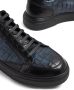 Barrett crocodile-effect leather sneakers Blue - Thumbnail 4