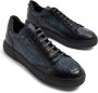 Barrett crocodile-effect leather sneakers Blue - Thumbnail 5