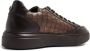 Barrett crocodile-effect leather sneakers Brown - Thumbnail 3