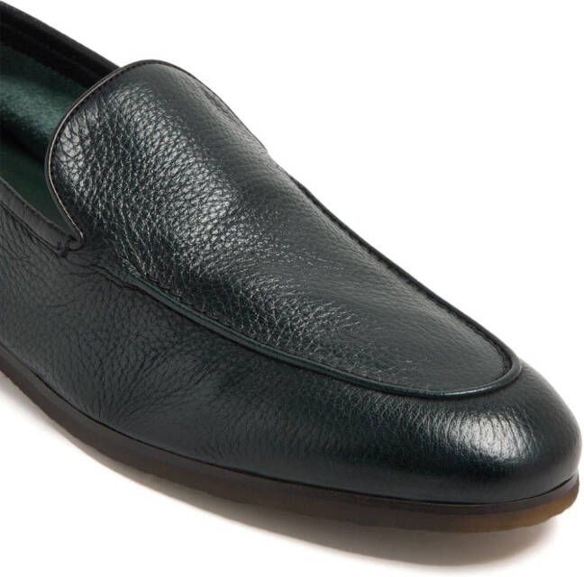 Barrett Dune leather loafers Green