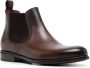 Barrett elasticated-panels leather ankle boots Brown - Thumbnail 2