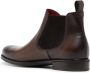 Barrett elasticated-panels leather ankle boots Brown - Thumbnail 3