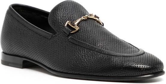 Barrett horsebit-buckle leather loafers Black