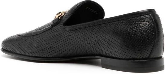 Barrett horsebit-buckle leather loafers Black