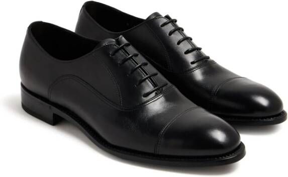 Barrett lace-up leather Oxford shoes Black